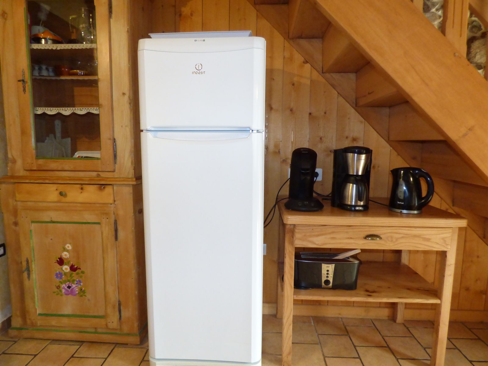 frigo et petit déjeuner