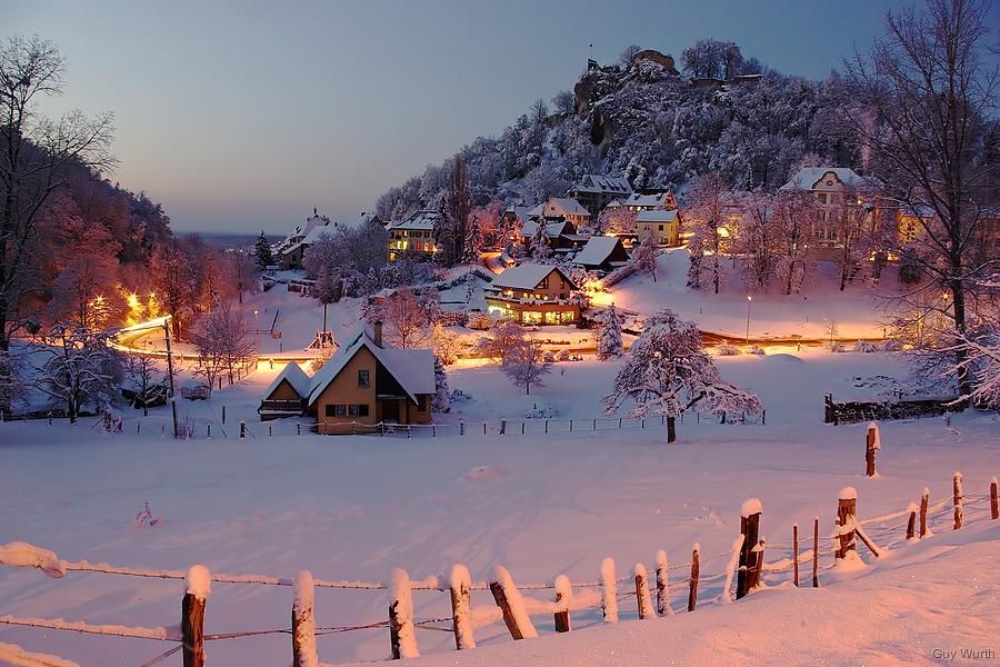 paysage d'hiver