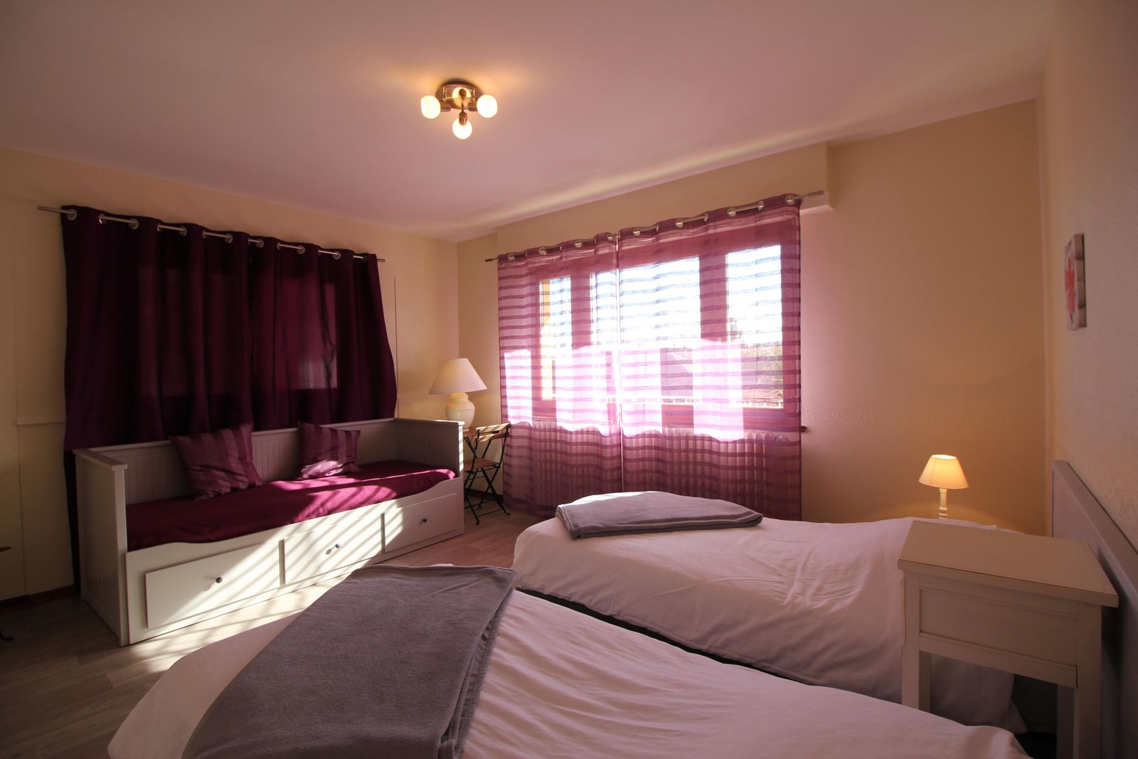 Chambre N°2  lit 2x90