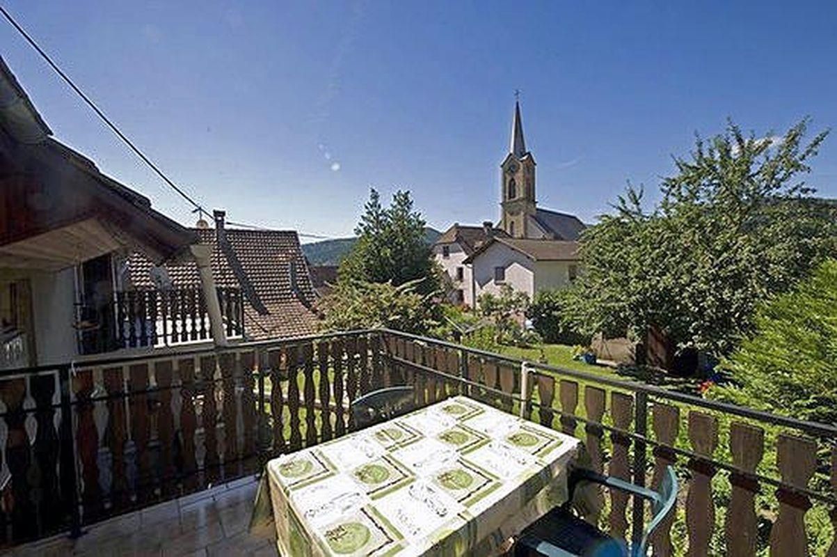 vue du balcon