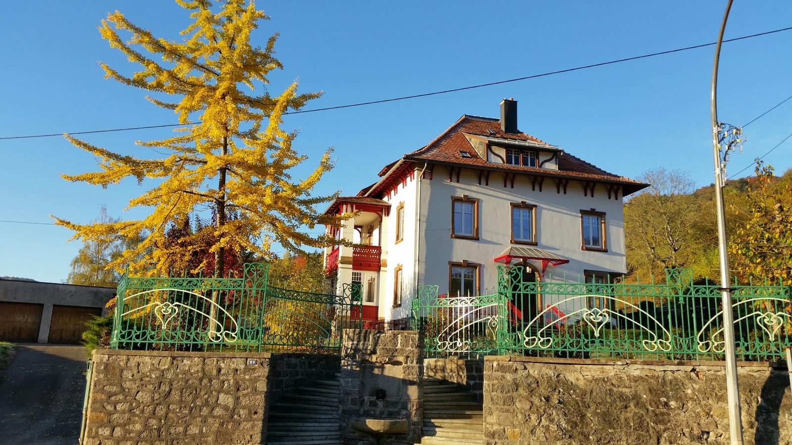 la villa et son gingko