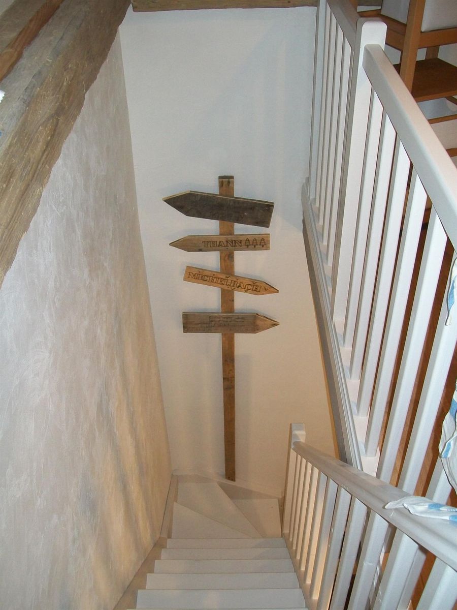 Descente d'escalier