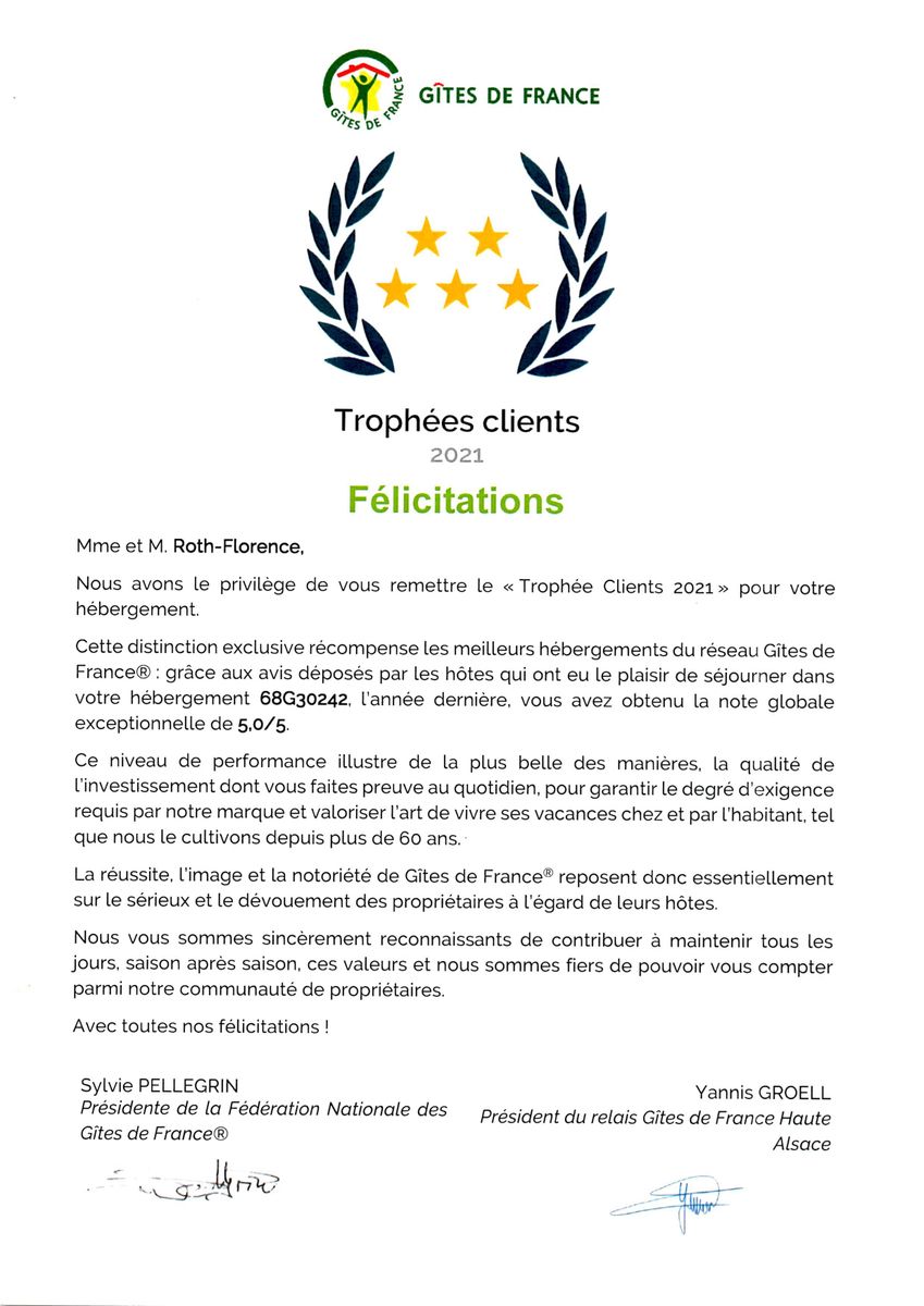 trophées clients 2021