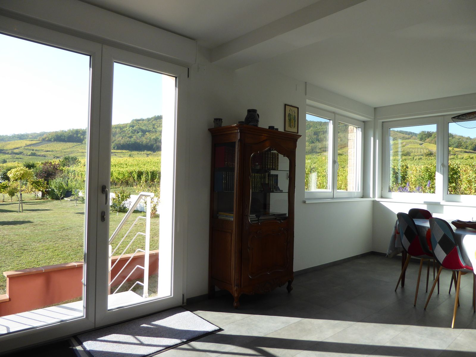 vue depuis la cuisine 
sud