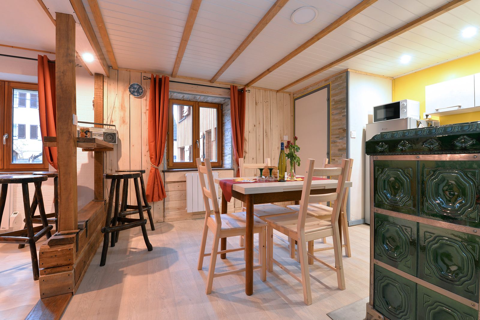 Cuisine ouverte sur salon