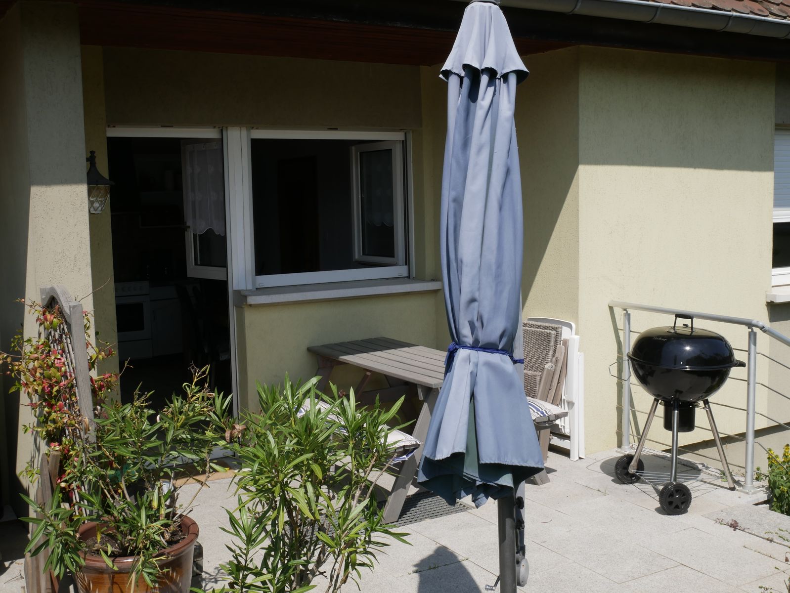 Terrasse avec accès direct à la cuisine