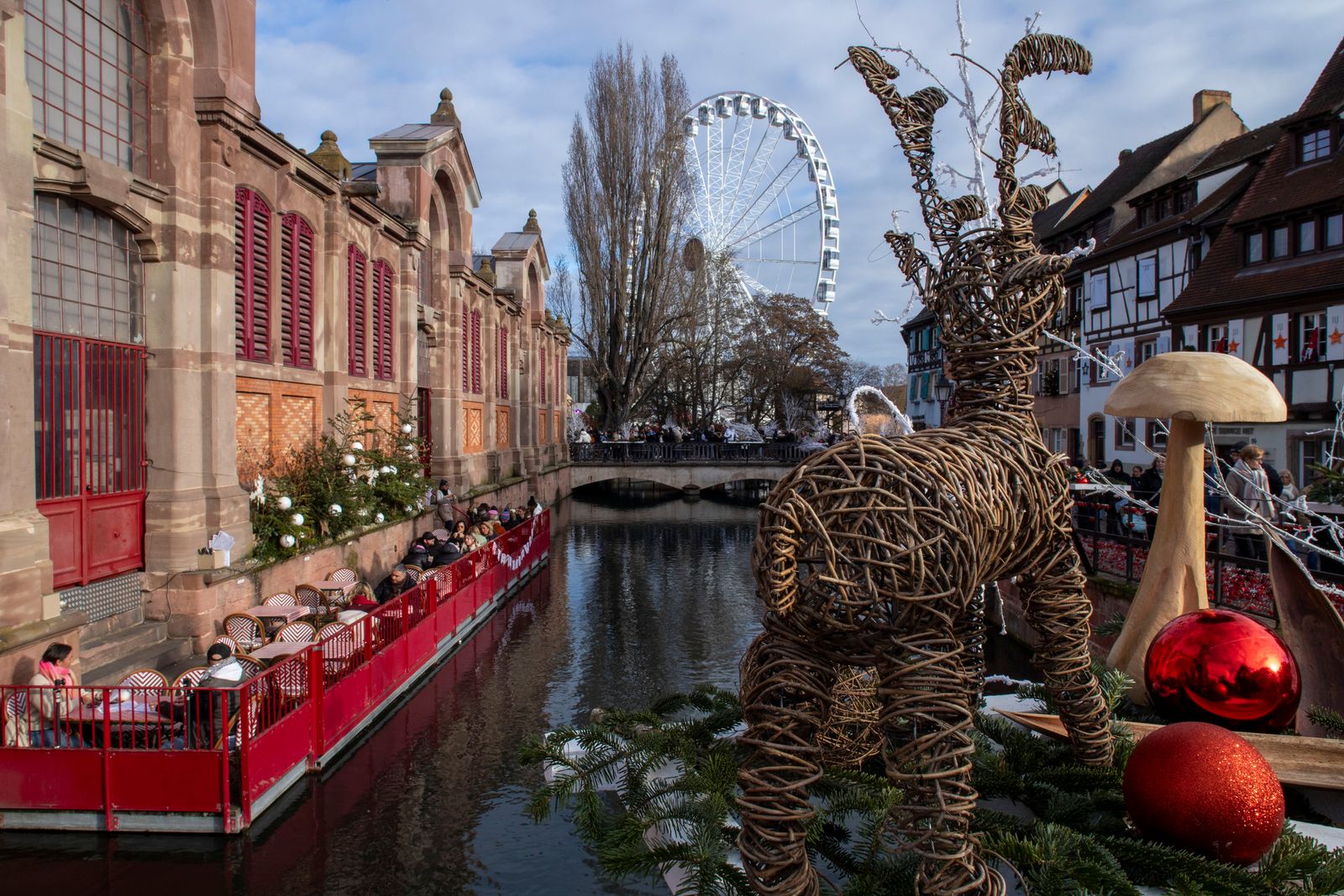 Marché de Noël à Colmar. ©Atelier Pallagès