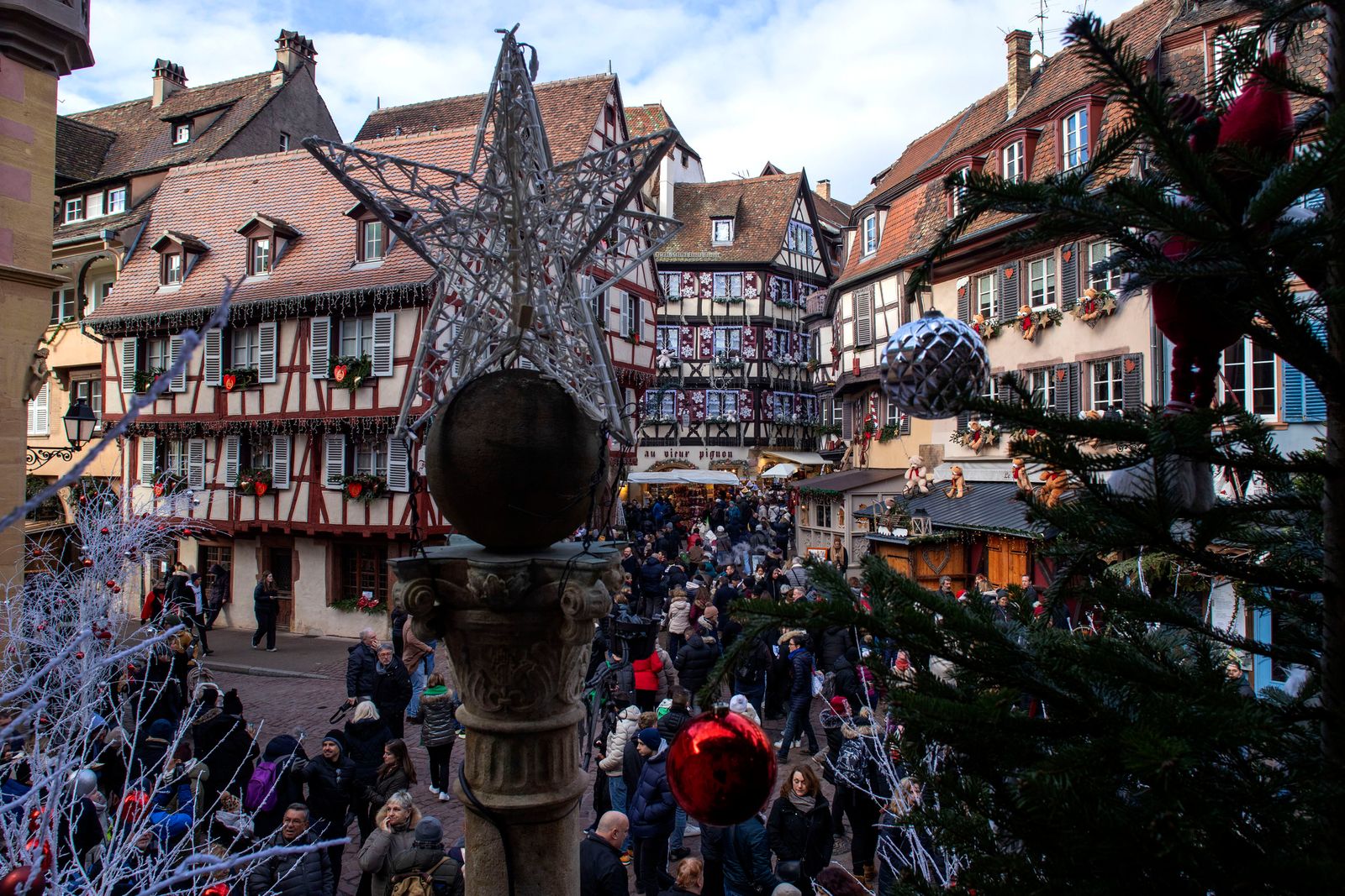 Marché de Noël à Colmar. ©Atelier Pallagès