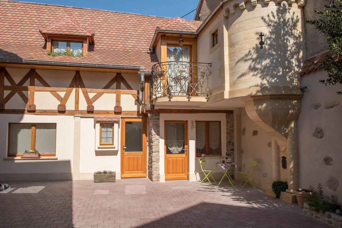 Chambres d'hôtes vues de la cour
