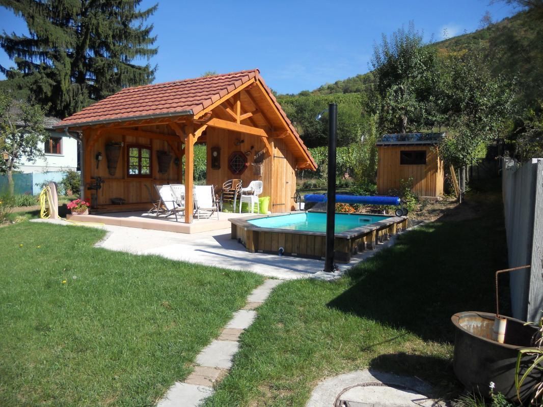 jardin et piscine
