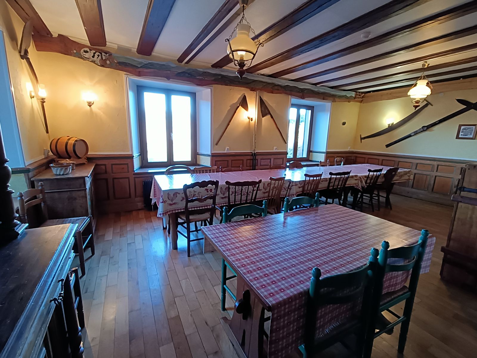 Salle à manger et espace de vie commun